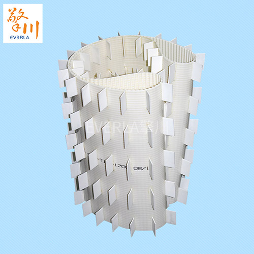 超寬<a href='http://www.719300.cn/' target='_blank'><u>同步帶</u></a>內(nèi)帶加凱夫拉線芯表面加擋塊