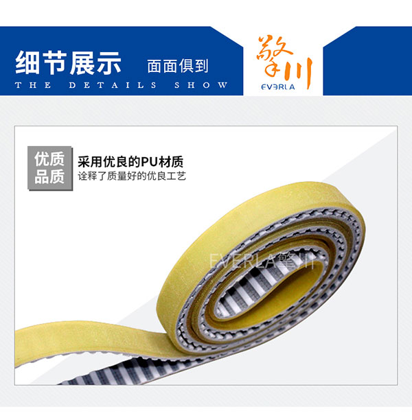 加厚耐磨帶鋼PU<a href='http://www.719300.cn/' target='_blank'><u>同步帶</u></a>